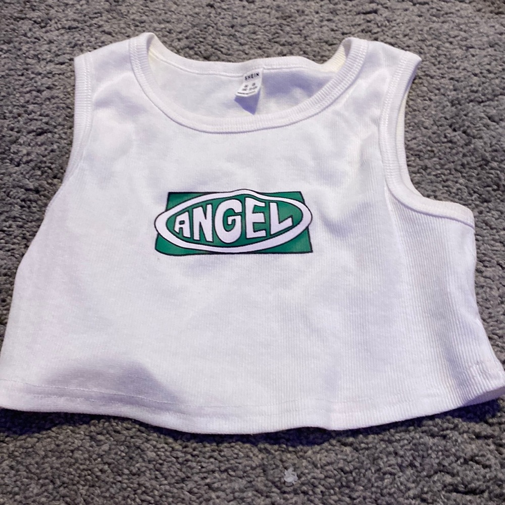 Angel crop top from shein
